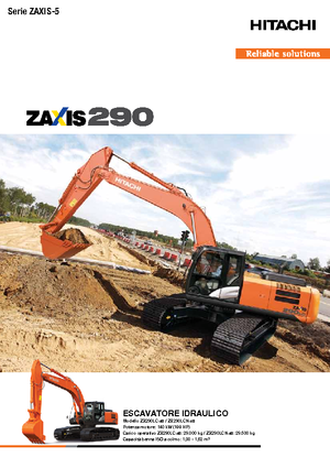 Crawler Excavators Hitachi ZX 290 LCN-5