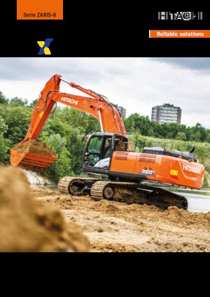 Crawler Excavators Hitachi ZX350LC-6