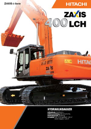 Crawler Excavators Hitachi ZX 400 LCH-3