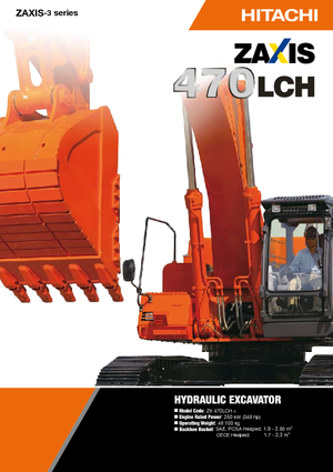 Crawler Excavators Hitachi ZX 470 H-3 LD