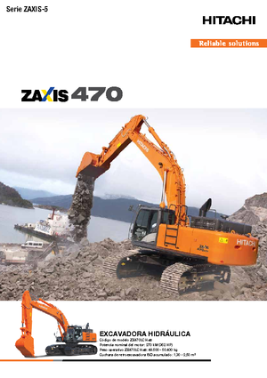 Crawler Excavators Hitachi ZX 470 LCH-5