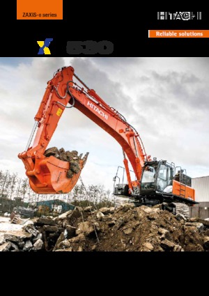 Paletli ekskavatörler Hitachi ZX530LCH-6