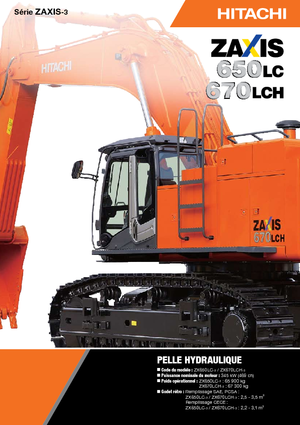 Crawler Excavators Hitachi ZX 670 LCH-3
