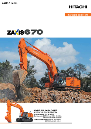 Crawler Excavators Hitachi ZX670LCH-5B