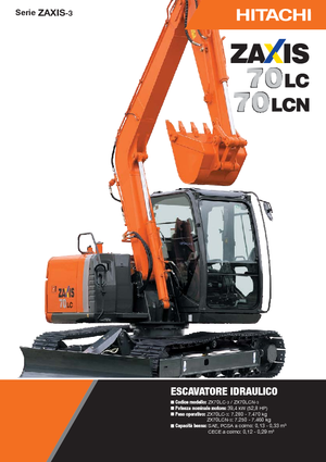 Crawler Excavators Hitachi ZX 70 LC-3