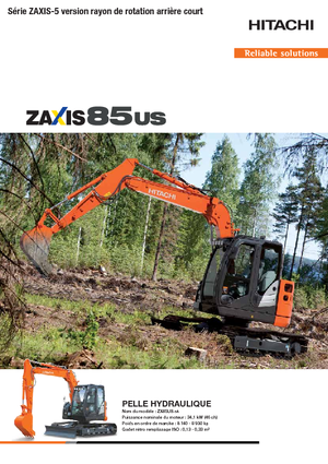 Crawler Excavators Hitachi ZX85US-5A