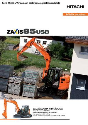 Crawler Excavators Hitachi ZX85USB-5A