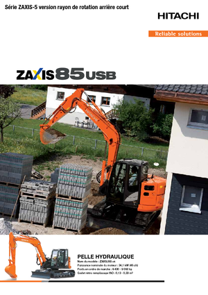Crawler Excavators Hitachi ZX85USB-5A