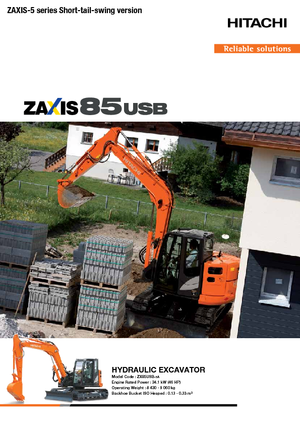 Crawler Excavators Hitachi ZX85USB-5A