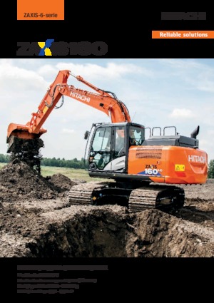 Crawler Excavators Hitachi ZX160LC-6