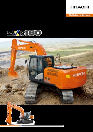 Crawler Excavators Hitachi ZX180LCN-5G