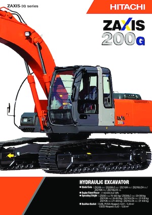 Crawler Excavators Hitachi ZX200-3G