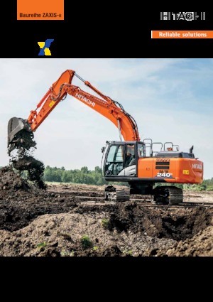Paletli ekskavatörler Hitachi ZX240N-6