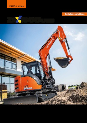 Paletli ekskavatörler Hitachi ZX65USB-6