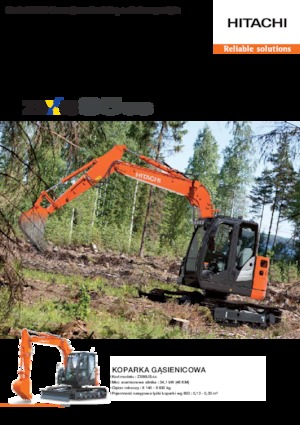 Crawler Excavators Hitachi ZX85US-5A