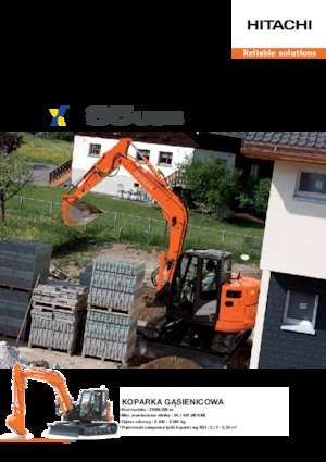 Crawler Excavators Hitachi ZX85USB-5A