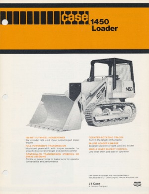 Crawler Loaders Case 1450 