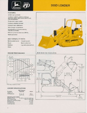 Crawler Loaders John Deere Construction 355 D