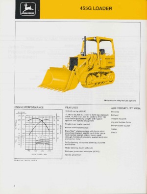 Crawler Loaders John Deere Construction 455 G