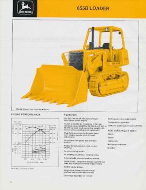 Crawler Loaders John Deere Construction 655 B