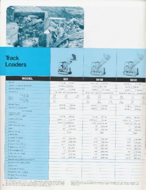 Paletli yükleyiciler Caterpillar 941B