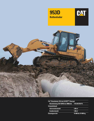 Paletli yükleyiciler Caterpillar 953D