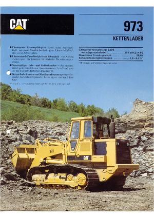 Crawler Loaders Caterpillar 973