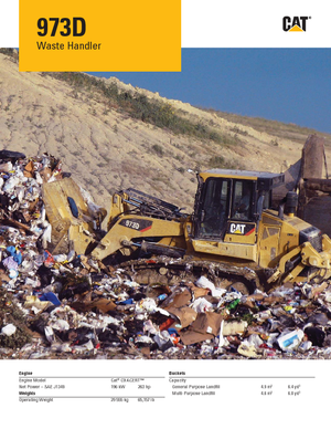 Crawler Loaders Caterpillar 973D