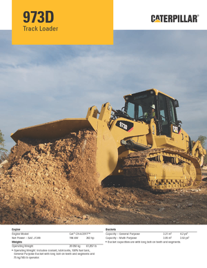 Crawler Loaders Caterpillar 973D