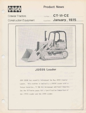 Crawler Loaders Case JD555 