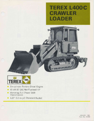 Crawler Loaders Terex L400C