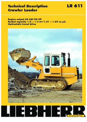 Paletli yükleyiciler Liebherr LR 611 M