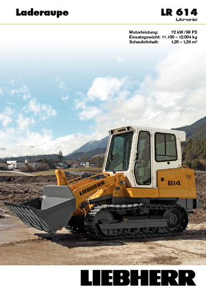 Crawler Loaders Liebherr LR 614
