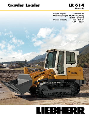 Crawler Loaders Liebherr LR 614