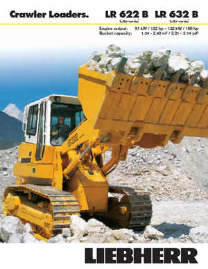 Paletli yükleyiciler Liebherr LR 632 B