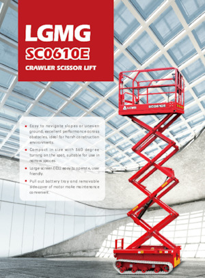 Crawler scissor lifts LGMG  SC0610E