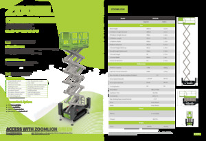 Crawler scissor lifts Zoomlion ZS1216C