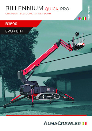Crawler Telescopic Boom Lifts Almac B1890 QUICK-PRO EVO