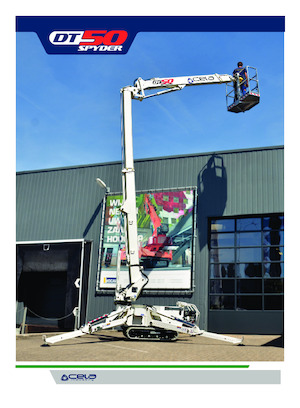 Crawler Telescopic Boom Lifts CELA DT50 Spyder