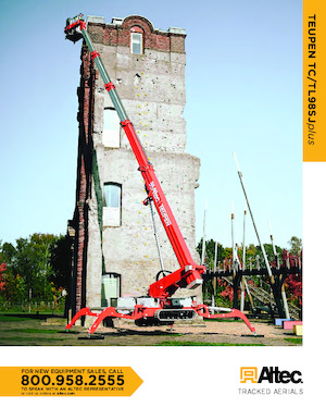 Crawler Telescopic Boom Lifts TEUPEN TC98SJ plus