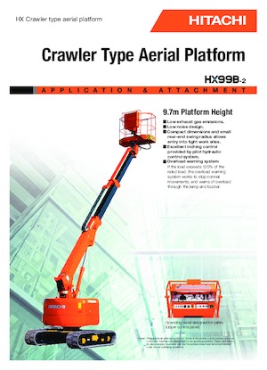 Crawler Telescopic Boom Lifts Hitachi HX 99 B 2