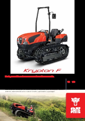 Track tractors SAME Krypton³ 90 F C