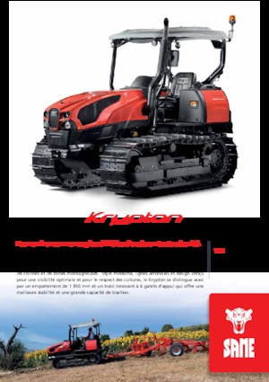 Paletli traktörler SAME Krypton 115 