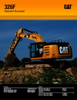 Paletli ekskavatörler Caterpillar 326F L