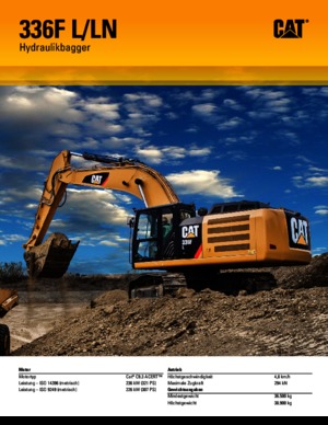Crawler Excavators Caterpillar 336F L