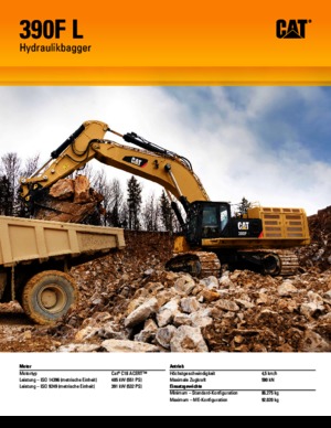 Crawler Excavators Caterpillar 390F L