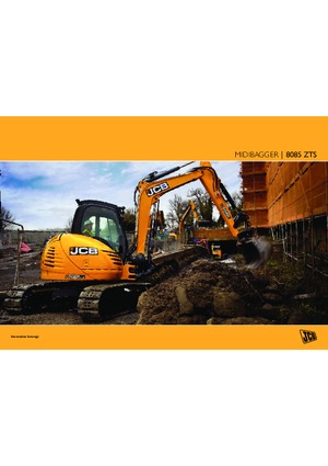 Paletli ekskavatörler JCB 8085 ZTS