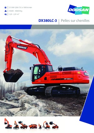 Crawler Excavators Doosan DX380LC-3