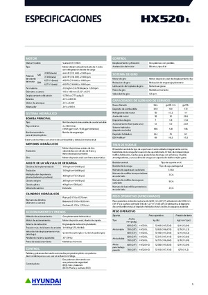 Crawler Excavators Hyundai HX520L