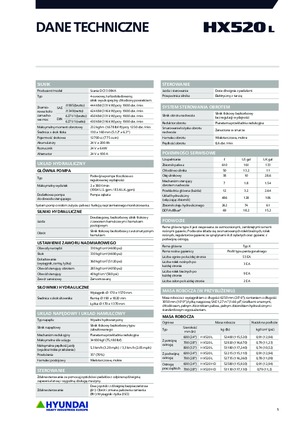 Crawler Excavators Hyundai HX520L